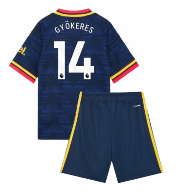 Arsenal Viktor Gyokeres #14 Udebanetrøje Børn 2026-27 Kortærmet (+ Korte bukser)